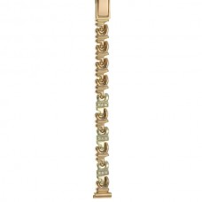 Золотой браслет для часов (8 мм) 316019